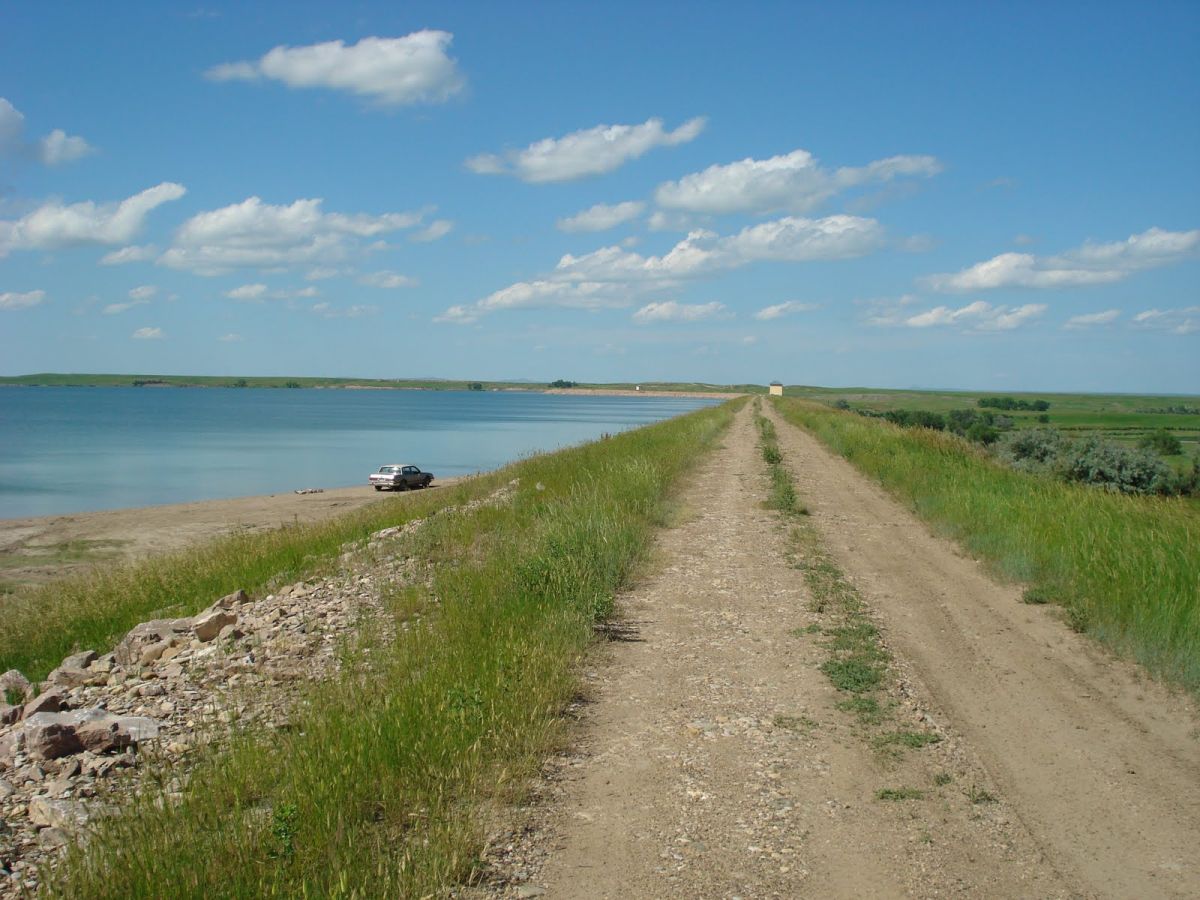 Lake for boating, swimming and fishing